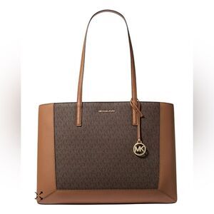 Michael Michael Kors Sallie Large East West Tote - Brown/acorn